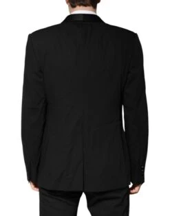 Dolce & Gabbana Black Wool Single Breasted 2 Piece Men's Suit 9 Dolce & Gabbana Black Wool Single Breasted 2 Piece Men's Suit -Lux Lair Store 7011434
