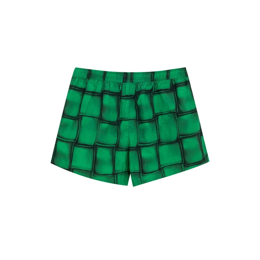 Bottega Veneta Green Polyamide Swim Men's Short 4 Bottega Veneta Green Polyamide Swim Men's Short - Image 2