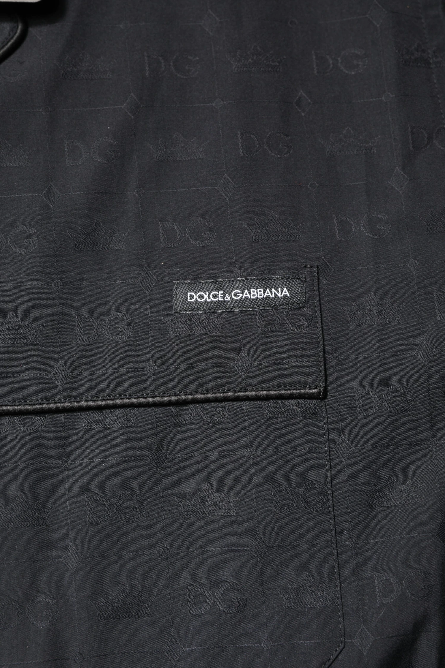 Dolce & Gabbana Black Cotton Men Pajama Set Men's Sleepwear 7 Dolce & Gabbana Black Cotton Men Pajama Set Men's Sleepwear - Image 5