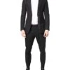 Dolce & Gabbana Black Cotton TAORMINA Formal 2 Piece Men's Suit (Pre-Owned)