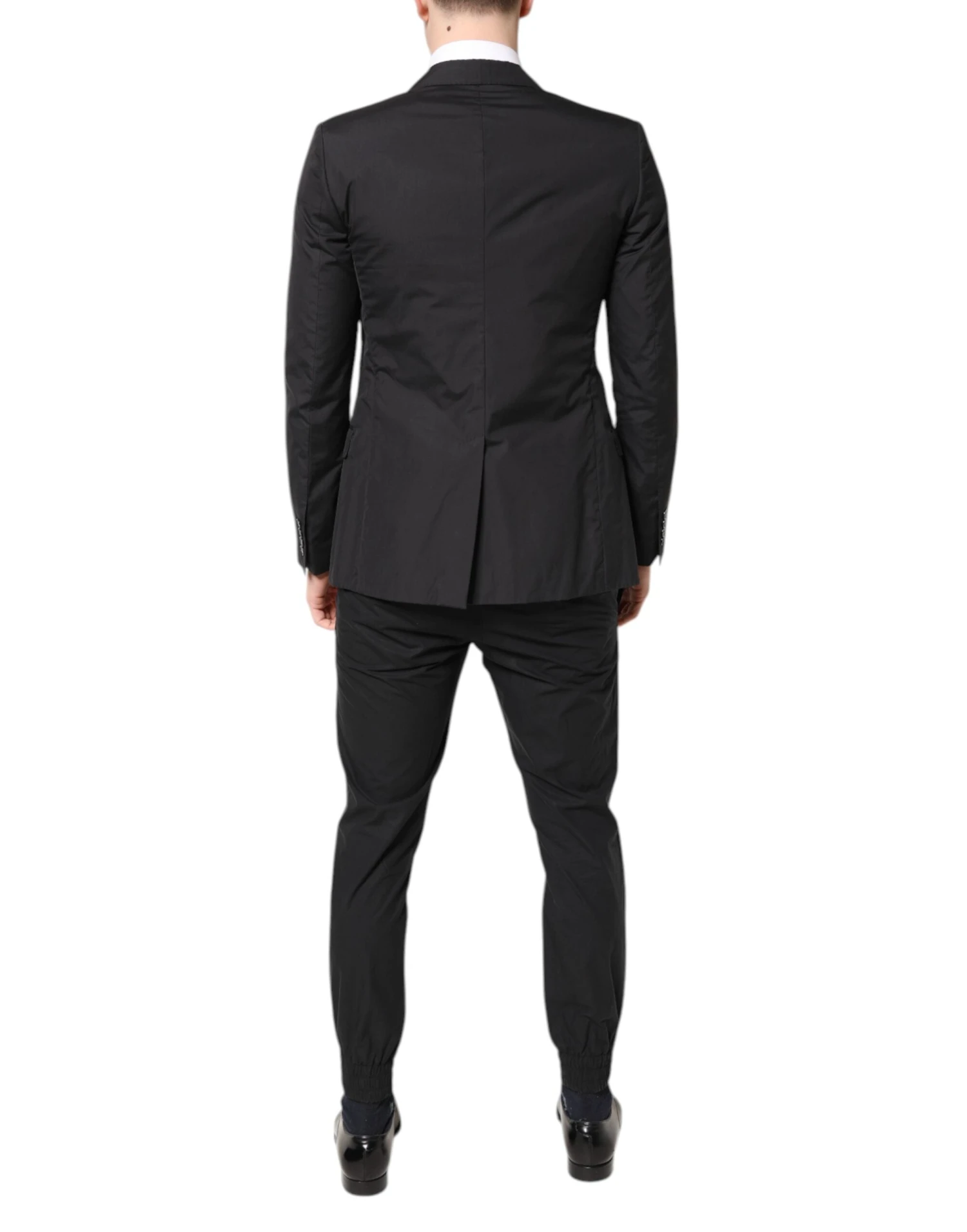 Dolce & Gabbana Black Cotton TAORMINA Formal 2 Piece Men's Suit (Pre-Owned) 5 Dolce & Gabbana Black Cotton TAORMINA Formal 2 Piece Men's Suit (Pre-Owned) - Image 3