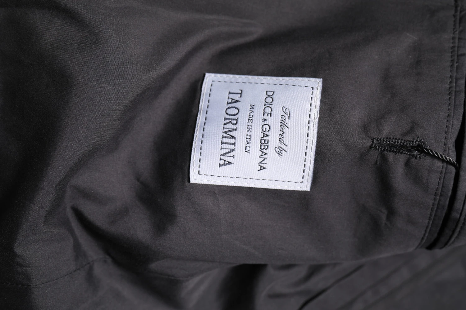 Dolce & Gabbana Black Cotton TAORMINA Formal 2 Piece Men's Suit (Pre-Owned) 7 Dolce & Gabbana Black Cotton TAORMINA Formal 2 Piece Men's Suit (Pre-Owned) - Image 5