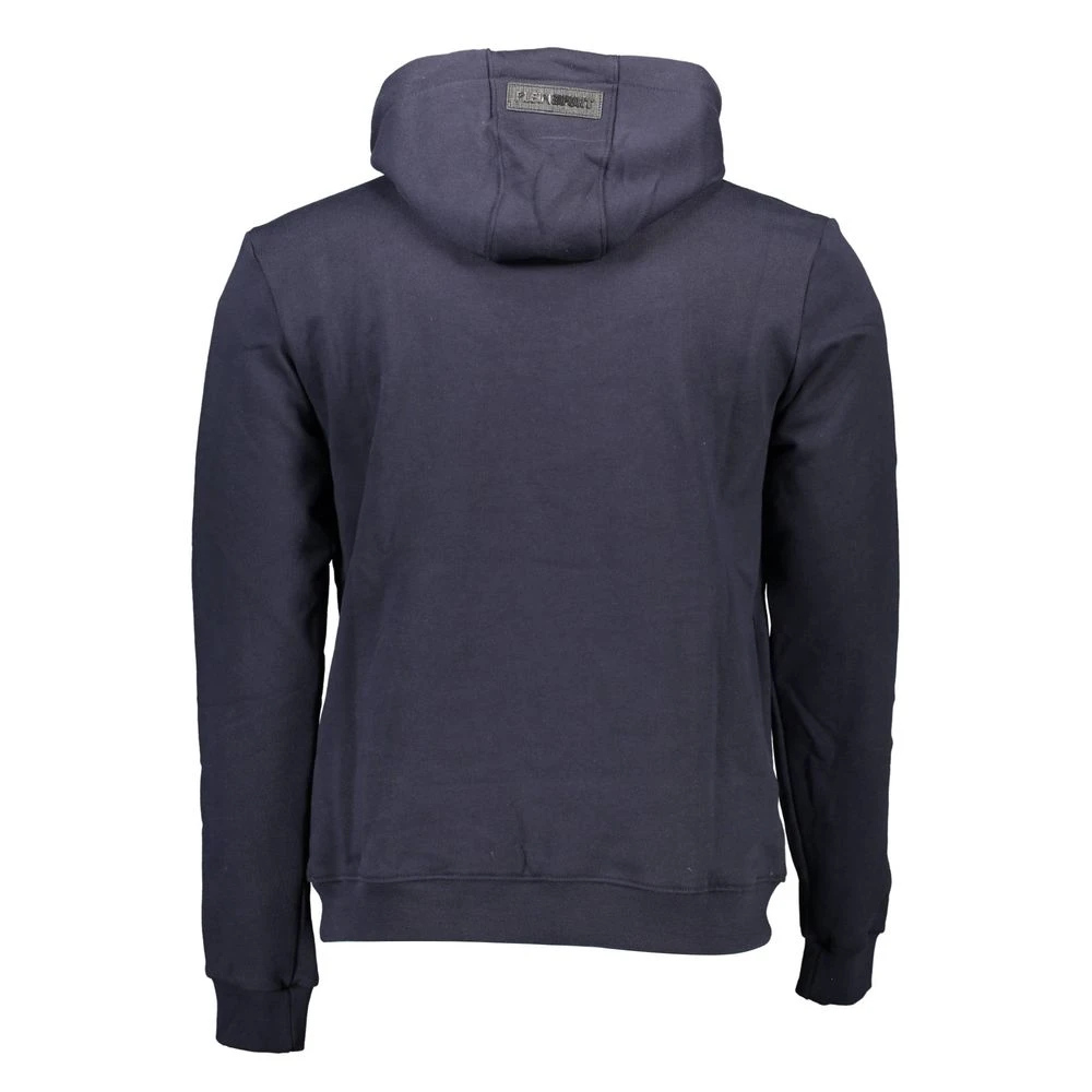 Plein Sport Blue Cotton Men Men's Sweater 4 Plein Sport Blue Cotton Men Men's Sweater - Image 2