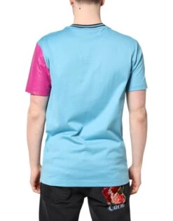Dolce & Gabbana Multicolor Printed Logo Short Sleeve Men's T-shirt 9 Dolce & Gabbana Multicolor Printed Logo Short Sleeve Men's T-shirt -Lux Lair Store 7114310