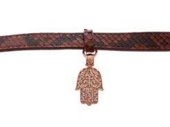 Nialaya CZ Hamsa Eye 18K Gold 925 Silver Men's Bracelet -Lux Lair Store 72429