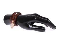 Nialaya CZ Hamsa Eye 18K Gold 925 Silver Men's Bracelet -Lux Lair Store 72431