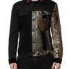 Dolce & Gabbana Black Gold Floral Jacquard Men Biker Men's Jacket -Lux Lair Store 7301152