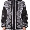 Dolce & Gabbana Black Bandana Print Hooded Bomber Men's Jacket -Lux Lair Store 7301185