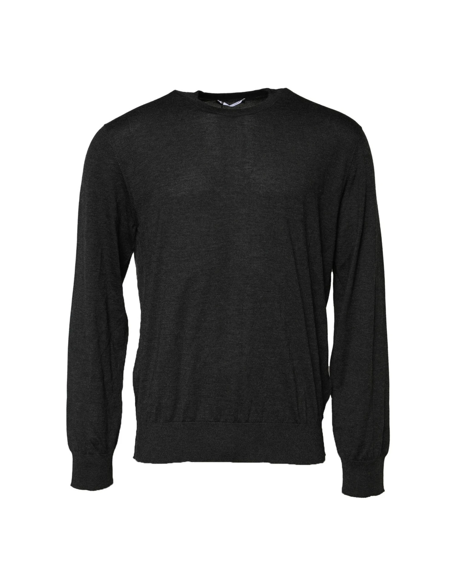 Dolce & Gabbana Gray Long Sleeve Crew Neck Pullover Men's Sweater (Pre-Owned) 3 Dolce & Gabbana Gray Long Sleeve Crew Neck Pullover Men's Sweater (Pre-Owned)