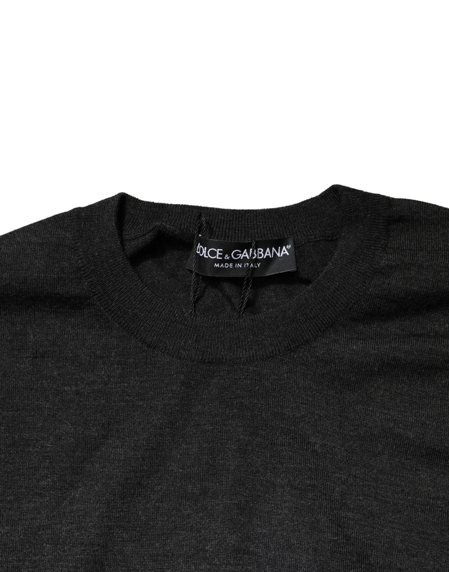 Dolce & Gabbana Gray Long Sleeve Crew Neck Pullover Men's Sweater (Pre-Owned) 5 Dolce & Gabbana Gray Long Sleeve Crew Neck Pullover Men's Sweater (Pre-Owned) - Image 3