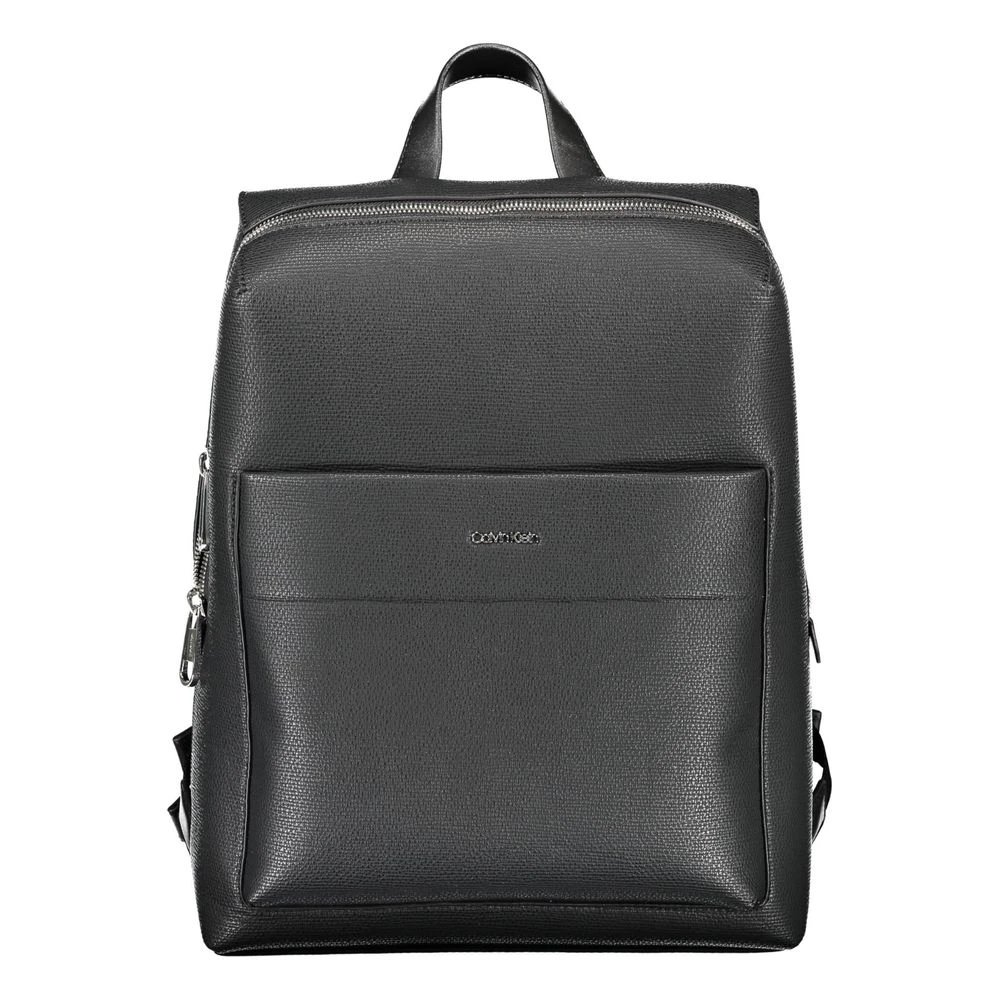 Calvin Klein Black Polyester Men Men's Backpack 3 Calvin Klein Black Polyester Men Men's Backpack