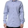 Dolce & Gabbana Blue Cotton GOLD Long Sleeves Dress Men's Shirt (Pre-Owned) -Lux Lair Store 7526986