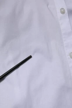 Daniele Alessandrini White Long Sleeves Dress Men's Shirt (Pre-Owned) -Lux Lair Store 7527012