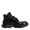 Dolce & Gabbana Black Leather Casual Mens Ankle Boots Men's Shoes