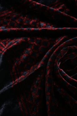 Dolce & Gabbana Black Red Viscose Square Men Foulard Men's Scarf -Lux Lair Store 7592587