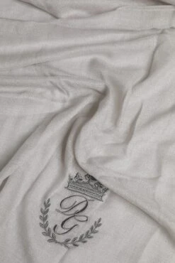 Dolce & Gabbana Gray DG Crown Neck Warmer Wrap Shawl Men's Scarf -Lux Lair Store 7595305