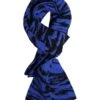 Dolce & Gabbana Blue Black Logo Neck Warmer Wrap Shawl Men's Scarf 1 Dolce & Gabbana Blue Black Logo Neck Warmer Wrap Shawl Men's Scarf -Lux Lair Store 7595716