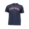 Plein Sport Blue Cotton Men's T-Shirt 1 Plein Sport Blue Cotton Men's T-Shirt -Lux Lair Store 7612117
