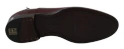 Dolce & Gabbana Red Bordeaux Leather Derby Formal Men's Shoes 13 Dolce & Gabbana Red Bordeaux Leather Derby Formal Men's Shoes -Lux Lair Store 762349