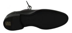 Dolce & Gabbana Black Leather Derby Formal Men's Shoes -Lux Lair Store 763033
