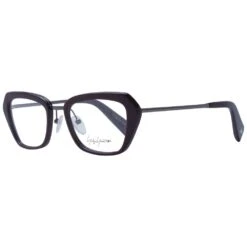 Yohji Yamamoto Burgundy Unisex Glasses Frame