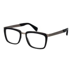 Yohji Yamamoto Black Unisex Glasses Frame