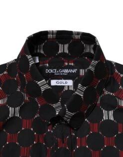 Dolce & Gabbana Multicolor Cotton GOLD Long Sleeves Men's Shirt (Pre-Owned) -Lux Lair Store 7725680