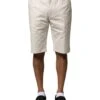 Dolce & Gabbana Beige Cotton Stretch Mid Waist Bermuda Men's Shorts 2 Dolce & Gabbana Beige Cotton Stretch Mid Waist Bermuda Men's Shorts -Lux Lair Store 7726308