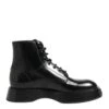 Dolce & Gabbana Black Leather Logo Ankle Boots Lace Up Men's Shoes -Lux Lair Store 7729252