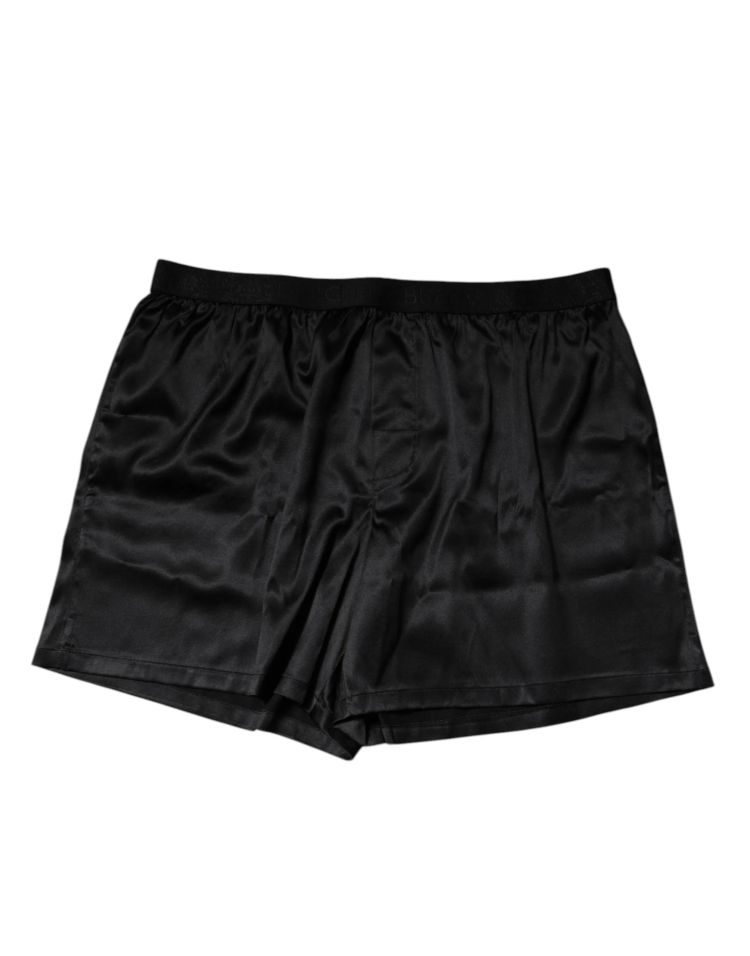 Dolce & Gabbana Black Silk Regular Men Boxer Shorts Men's Underwear 3 Dolce & Gabbana Black Silk Regular Men Boxer Shorts Men's Underwear