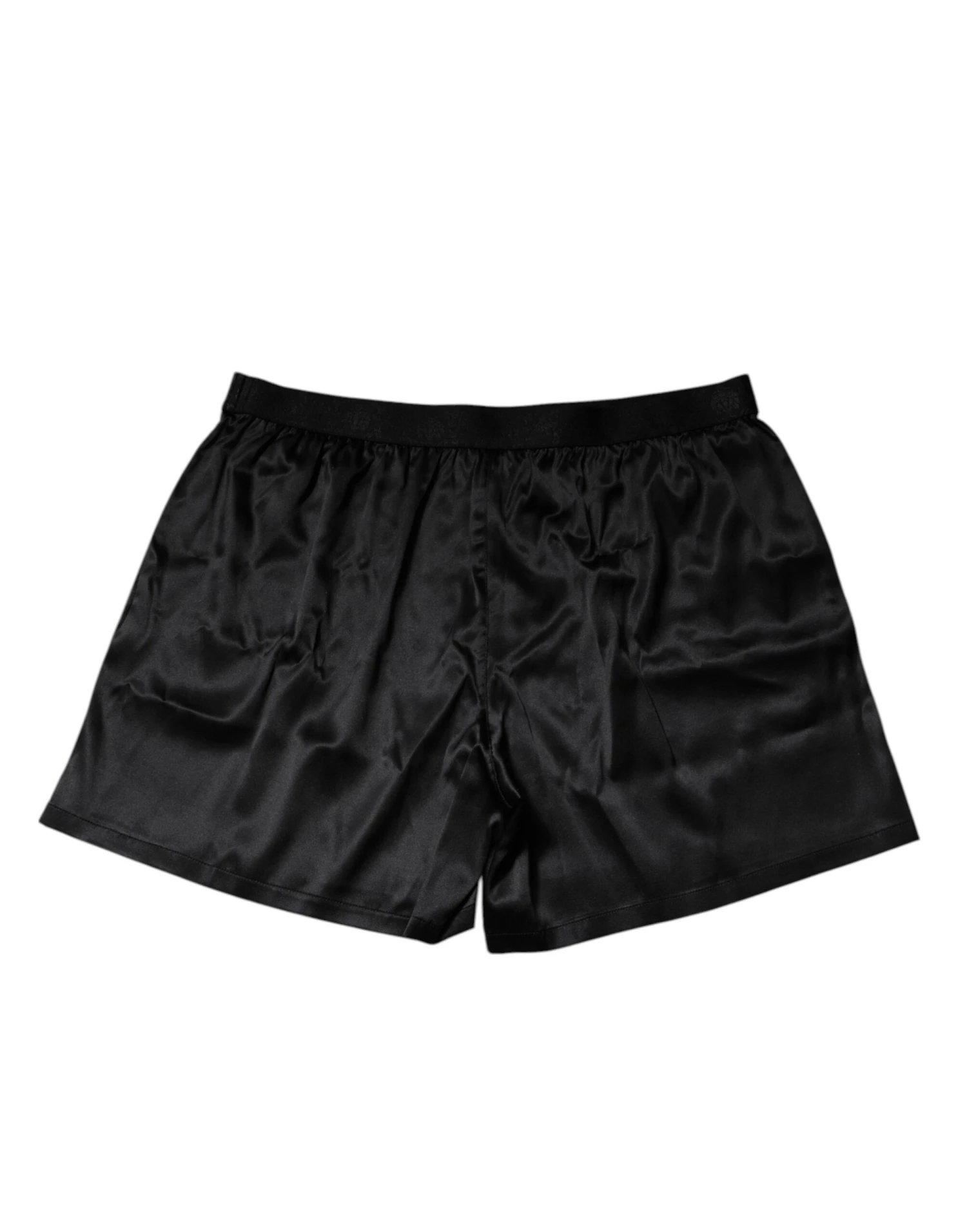 Dolce & Gabbana Black Silk Regular Men Boxer Shorts Men's Underwear 4 Dolce & Gabbana Black Silk Regular Men Boxer Shorts Men's Underwear - Image 2