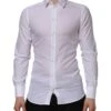 Dolce & Gabbana White Cotton GOLD Long Sleeves Formal Men's Shirt (Pre-Owned) -Lux Lair Store 7847276