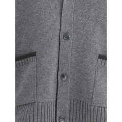 Thom Browne Merino Wool Men's Cardigan 7 Thom Browne Merino Wool Men's Cardigan -Lux Lair Store 7895559