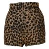Dolce & Gabbana Brown Leopard High Waisted Hot Pants Women's Shorts -Lux Lair Store 8018538