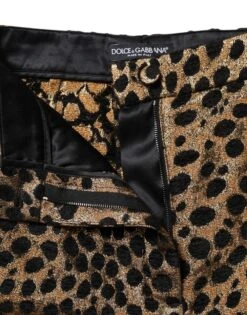 Dolce & Gabbana Brown Leopard High Waisted Hot Pants Women's Shorts 8 Dolce & Gabbana Brown Leopard High Waisted Hot Pants Women's Shorts -Lux Lair Store 8018540