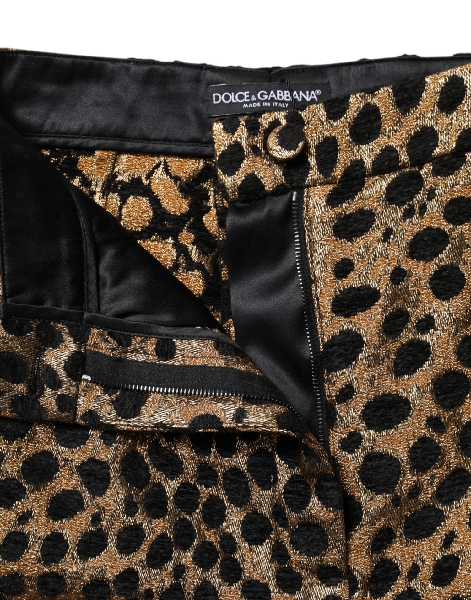 Dolce & Gabbana Brown Leopard High Waisted Hot Pants Women's Shorts 5 Dolce & Gabbana Brown Leopard High Waisted Hot Pants Women's Shorts - Image 3