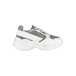Emporio Armani White Polyester Women's Sneaker
