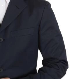 Romeo Gigli Two Piece 3 Button Cotton Blue Solid Men's Suit 11 Romeo Gigli Two Piece 3 Button Cotton Blue Solid Men's Suit -Lux Lair Store 812848