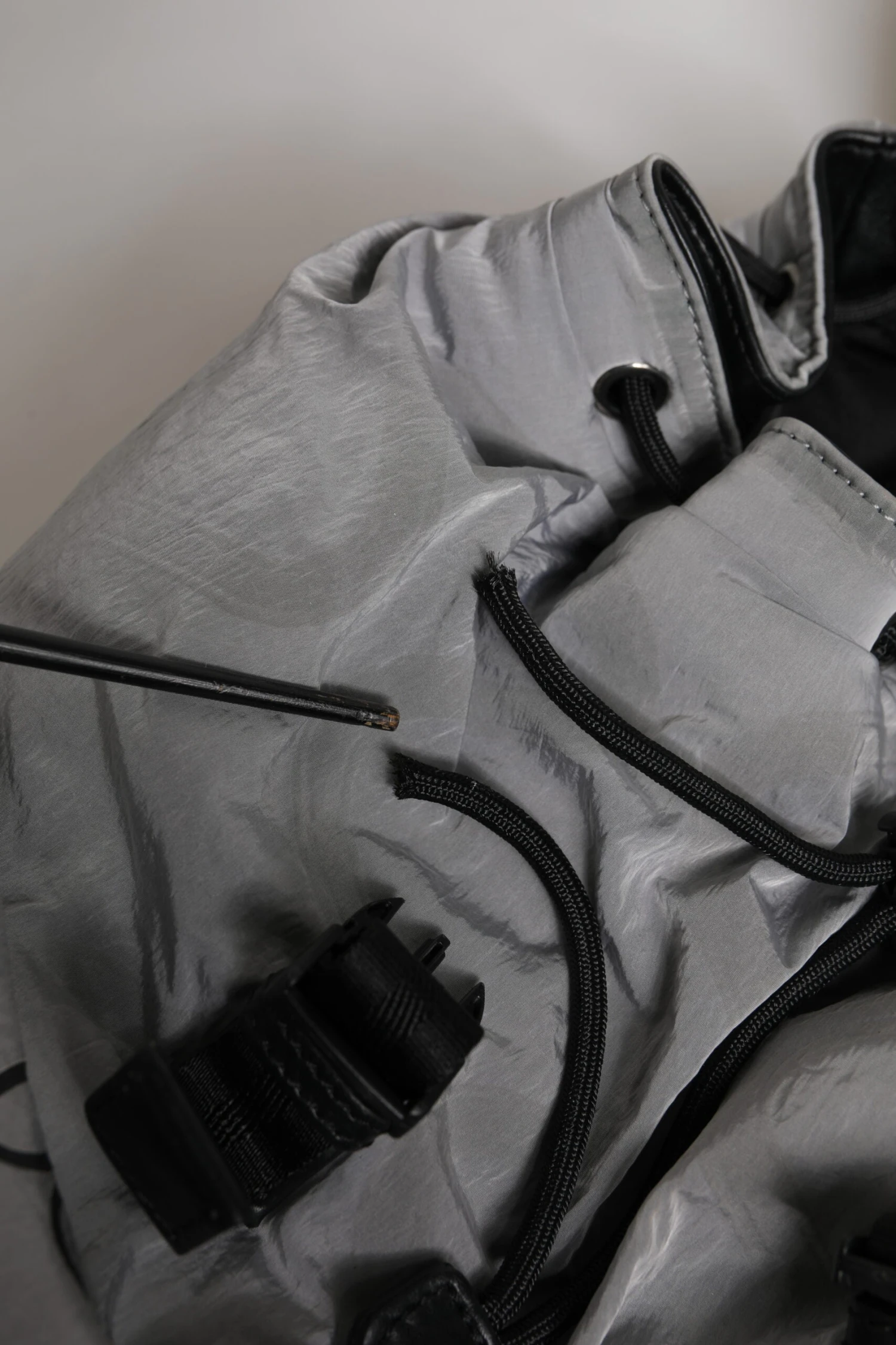 Dolce & Gabbana Gray Milano Print Drawstring Travel Backpack Men's Bag (Pre-Owned) 7 Dolce & Gabbana Gray Milano Print Drawstring Travel Backpack Men's Bag (Pre-Owned) - Image 5