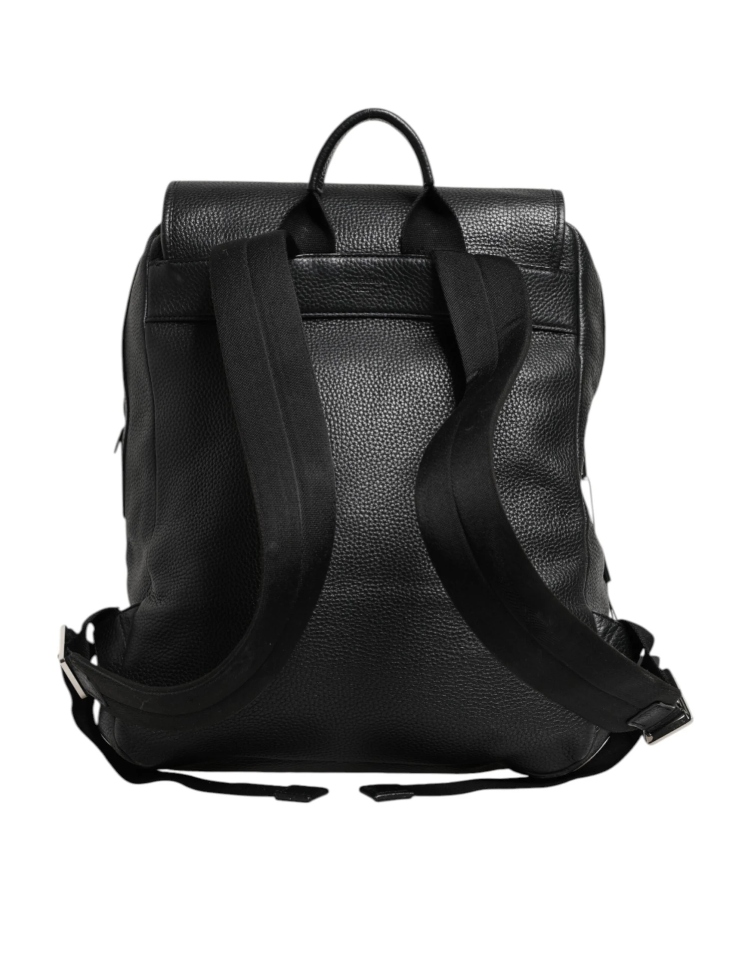 Dolce & Gabbana Black Palermo Backpack Hammered Calfskin Leather Men's Bag (Pre-Owned) 5 Dolce & Gabbana Black Palermo Backpack Hammered Calfskin Leather Men's Bag (Pre-Owned) - Image 3