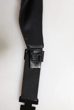 Dolce & Gabbana Black Men 100% Silk Belt Wide Waist Men's Cummerbund -Lux Lair Store 8207463