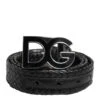 Dolce & Gabbana Black Classic Leather DG Logo Buckle Men's Belt 1 Dolce & Gabbana Black Classic Leather DG Logo Buckle Men's Belt -Lux Lair Store 8207795
