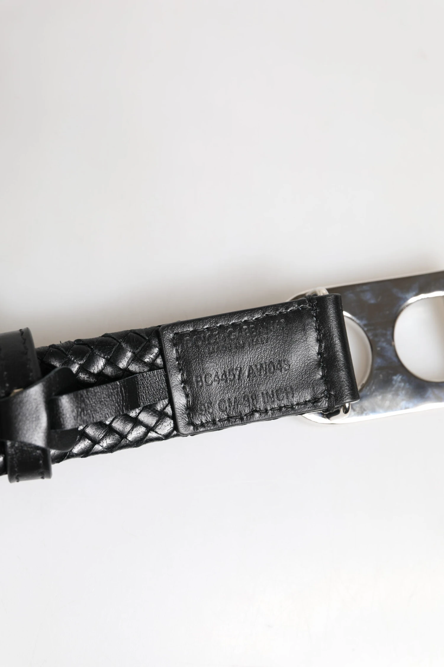 Dolce & Gabbana Black Classic Leather DG Logo Buckle Men's Belt 6 Dolce & Gabbana Black Classic Leather DG Logo Buckle Men's Belt - Image 4