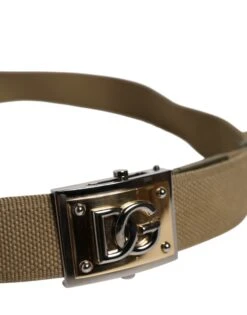 Dolce & Gabbana Military Green Nylon Logo Metal Buckle Men's Belt (Pre-Owned) 9 Dolce & Gabbana Military Green Nylon Logo Metal Buckle Men's Belt (Pre-Owned) -Lux Lair Store 8208686
