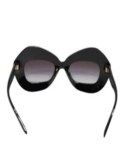 Dolce & Gabbana Black White PIED DE POULE Print Oversized Shades Women's Sunglasses (Pre-Owned) -Lux Lair Store 8262736