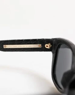 Dolce & Gabbana Black Leather Frame DG4177 Tinted Lens Women's Sunglasses -Lux Lair Store 8262941