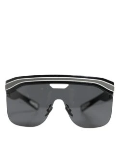 Dolce & Gabbana Black White Street Sporty DG6162 Men Eyewear Men's Sunglasses (Pre-Owned)