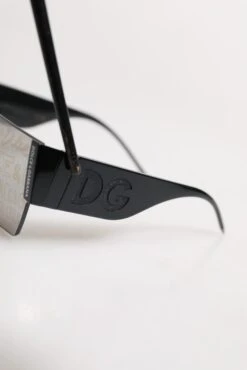 Dolce & Gabbana Black Metal Frame DNA Graffiti DG2233 Eyewear Women's Sunglasses (Pre-Owned) -Lux Lair Store 8263522