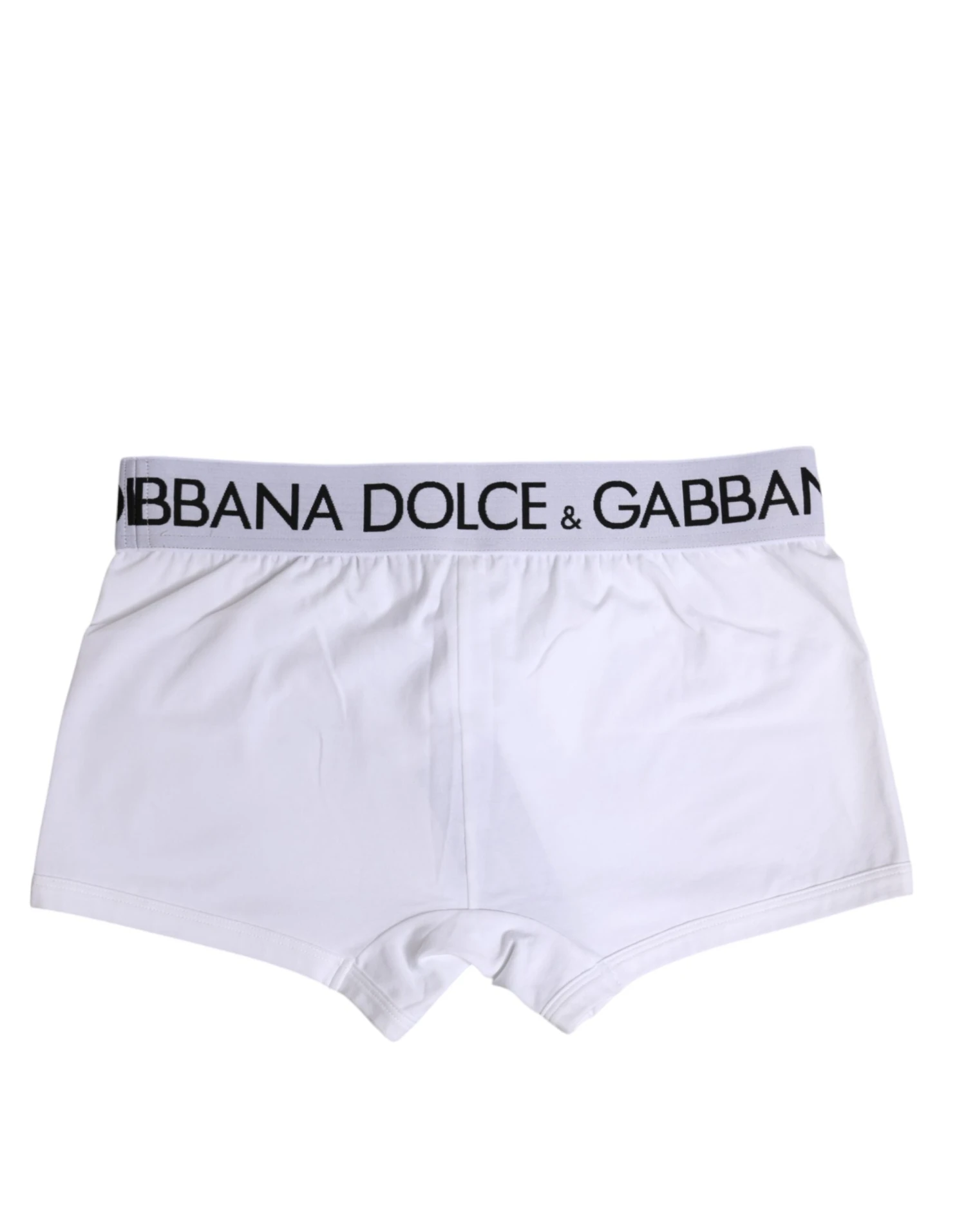 Dolce & Gabbana White Cotton Stretch Regular Boxer Men's Underwear 4 Dolce & Gabbana White Cotton Stretch Regular Boxer Men's Underwear - Image 2