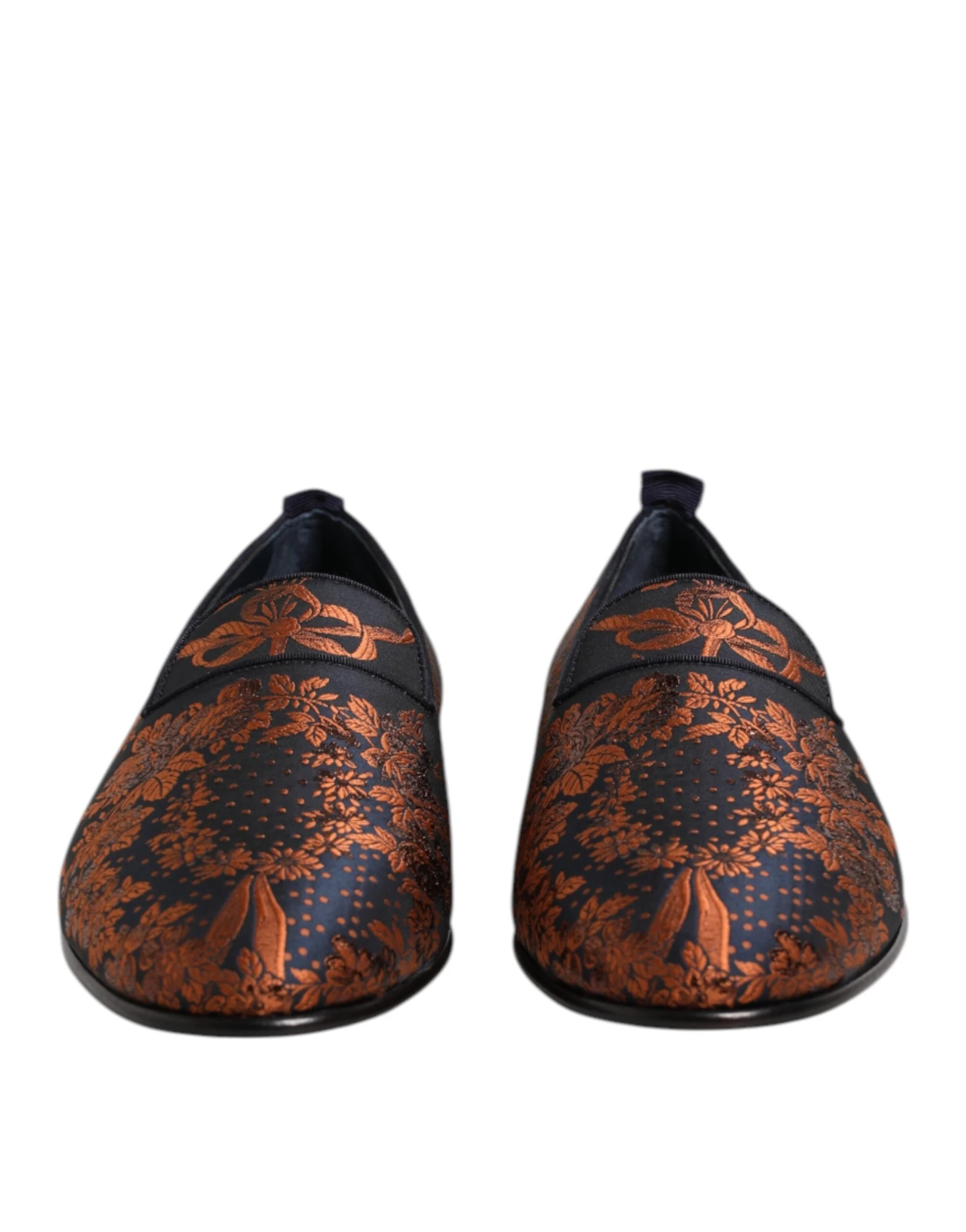 Dolce & Gabbana Black Jacquard Polyester Slip On Loafers Men's Shoes 4 Dolce & Gabbana Black Jacquard Polyester Slip On Loafers Men's Shoes - Image 2